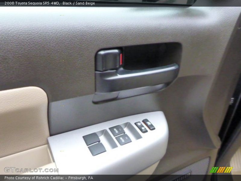 Black / Sand Beige 2008 Toyota Sequoia SR5 4WD