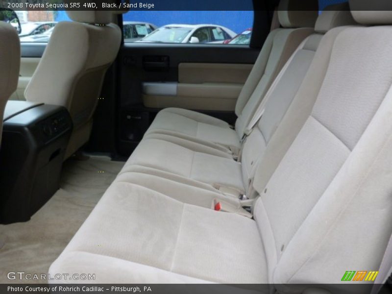 Black / Sand Beige 2008 Toyota Sequoia SR5 4WD