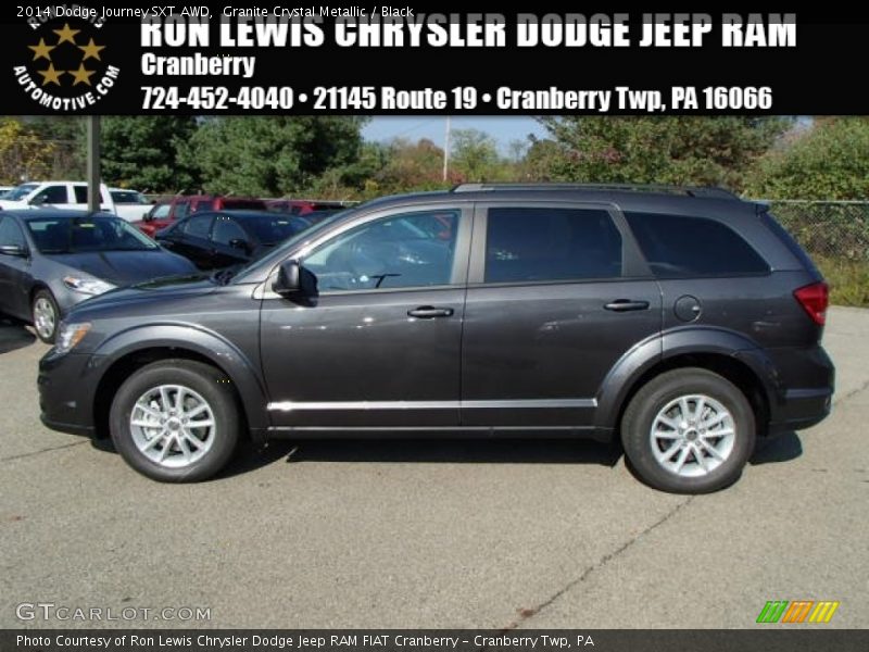 Granite Crystal Metallic / Black 2014 Dodge Journey SXT AWD