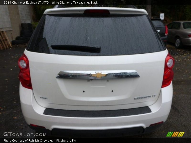 White Diamond Tricoat / Jet Black 2014 Chevrolet Equinox LT AWD