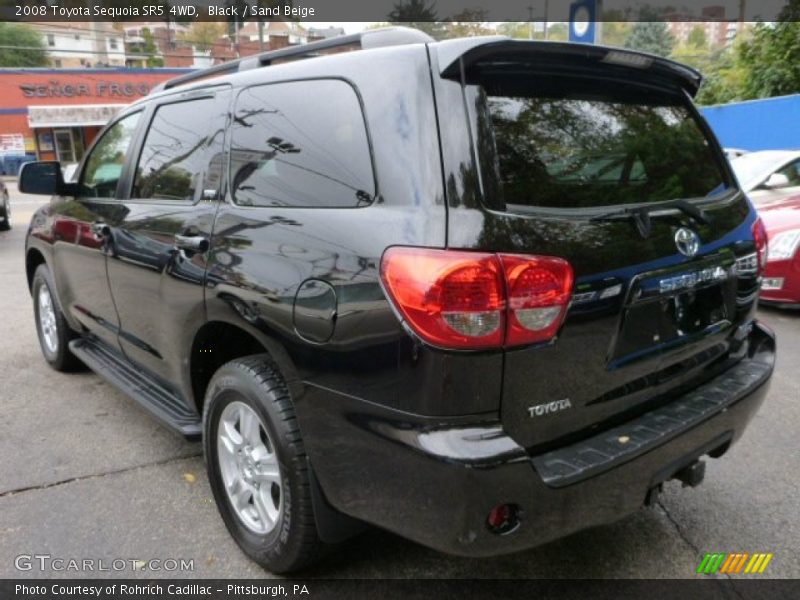Black / Sand Beige 2008 Toyota Sequoia SR5 4WD