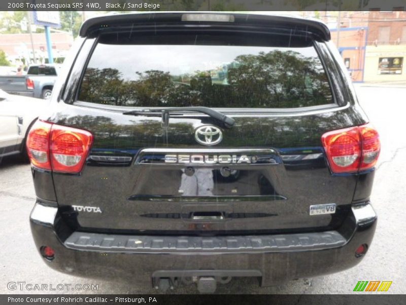 Black / Sand Beige 2008 Toyota Sequoia SR5 4WD