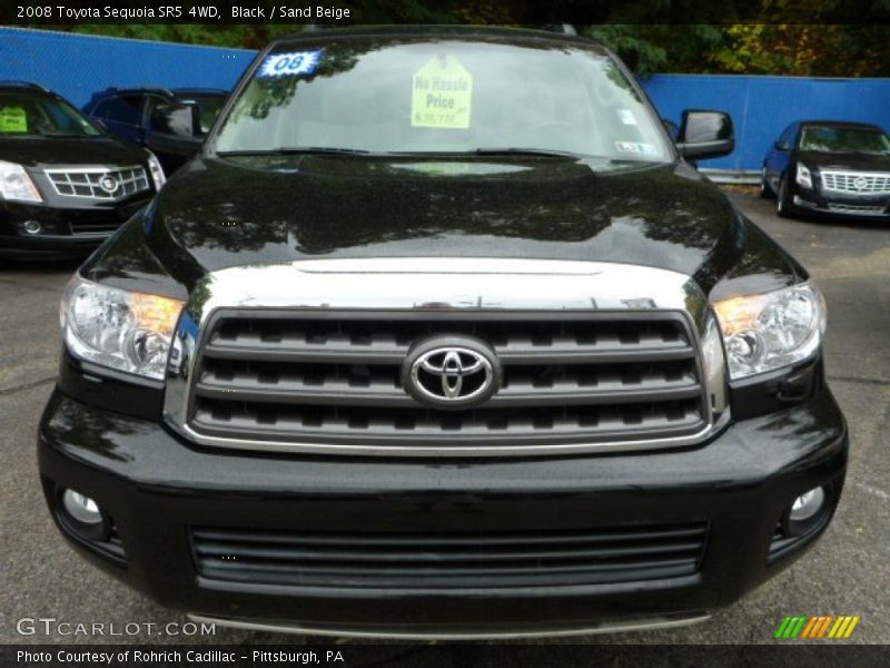Black / Sand Beige 2008 Toyota Sequoia SR5 4WD