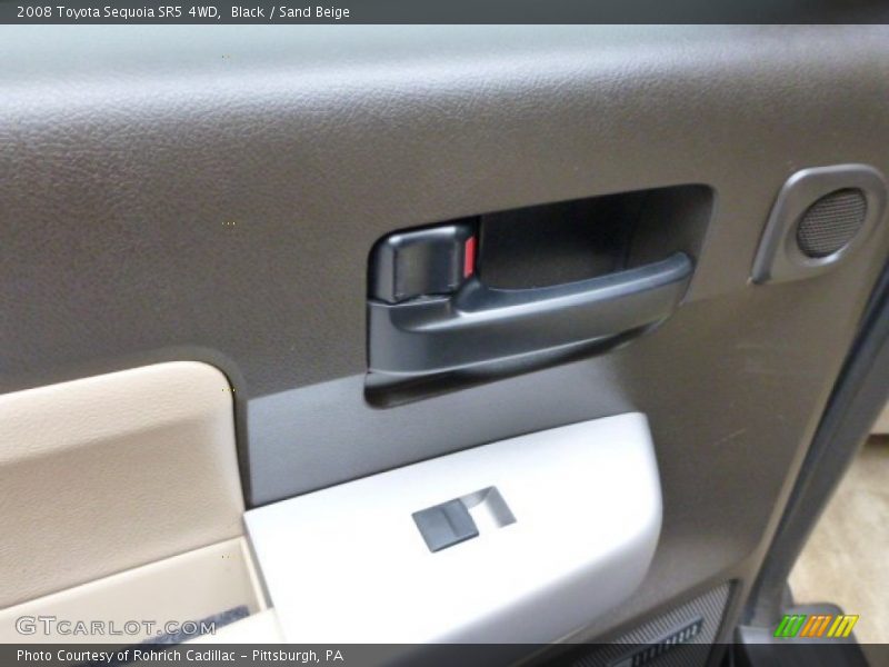 Black / Sand Beige 2008 Toyota Sequoia SR5 4WD