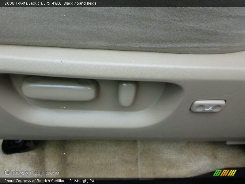 Black / Sand Beige 2008 Toyota Sequoia SR5 4WD