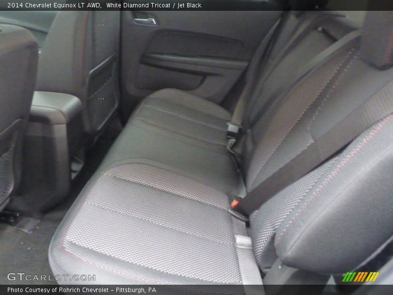 White Diamond Tricoat / Jet Black 2014 Chevrolet Equinox LT AWD
