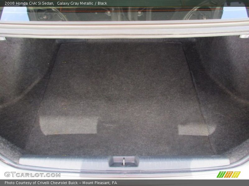 Galaxy Gray Metallic / Black 2008 Honda Civic Si Sedan
