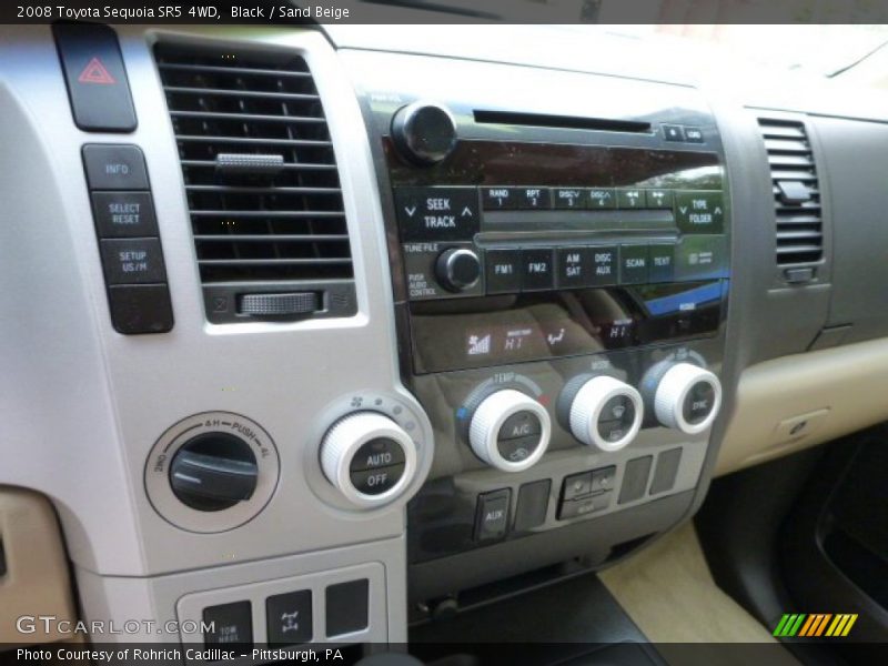 Black / Sand Beige 2008 Toyota Sequoia SR5 4WD