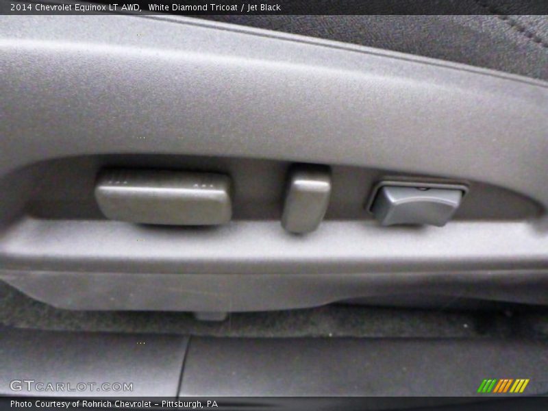 White Diamond Tricoat / Jet Black 2014 Chevrolet Equinox LT AWD