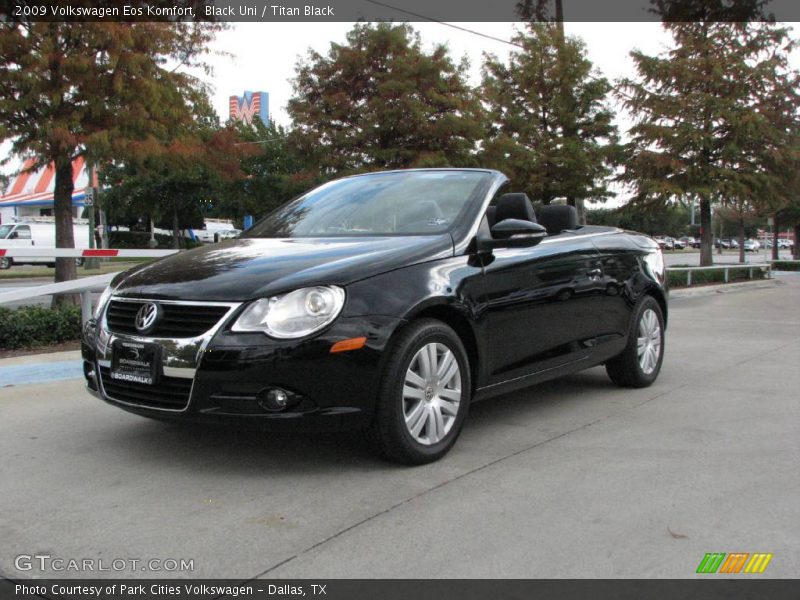 Black Uni / Titan Black 2009 Volkswagen Eos Komfort