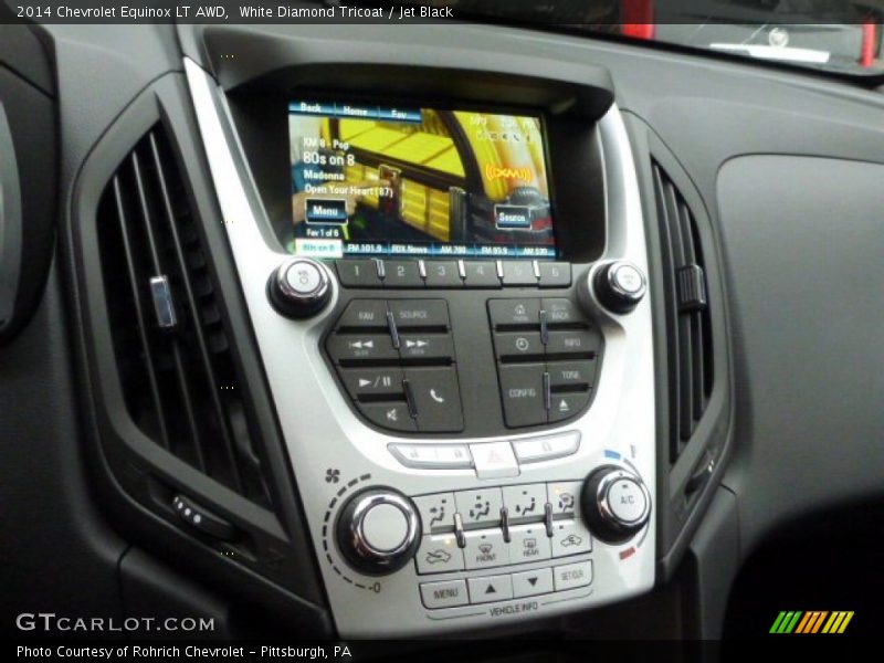 White Diamond Tricoat / Jet Black 2014 Chevrolet Equinox LT AWD
