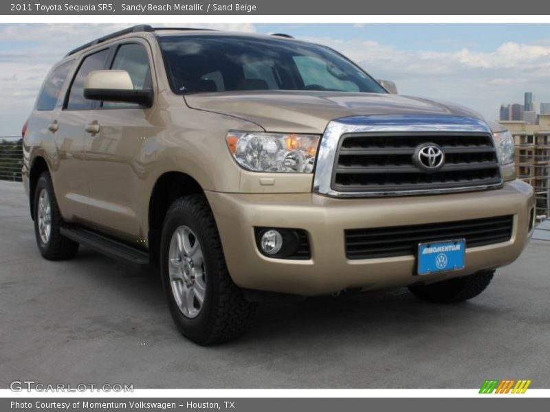 Sandy Beach Metallic / Sand Beige 2011 Toyota Sequoia SR5