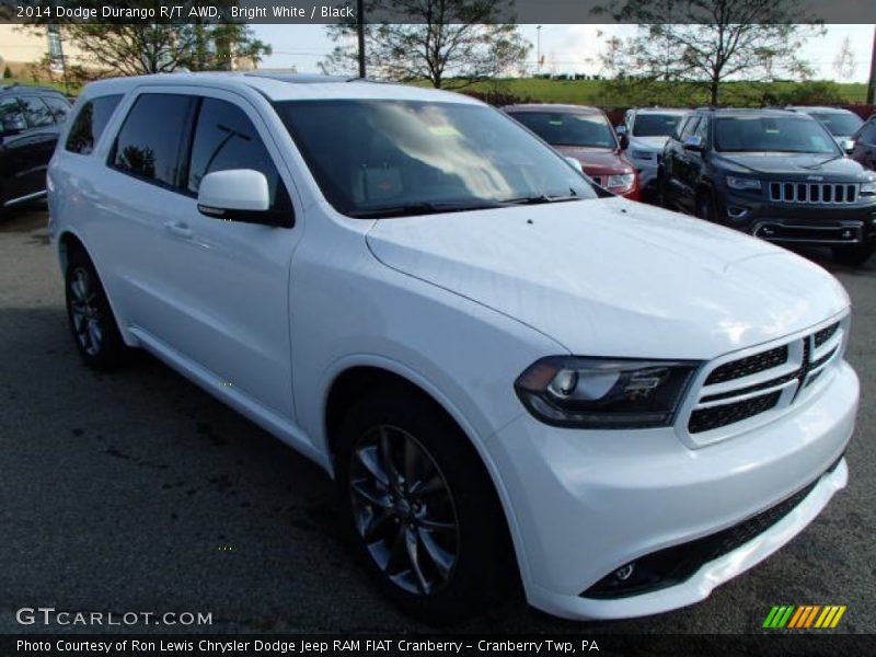 Bright White / Black 2014 Dodge Durango R/T AWD