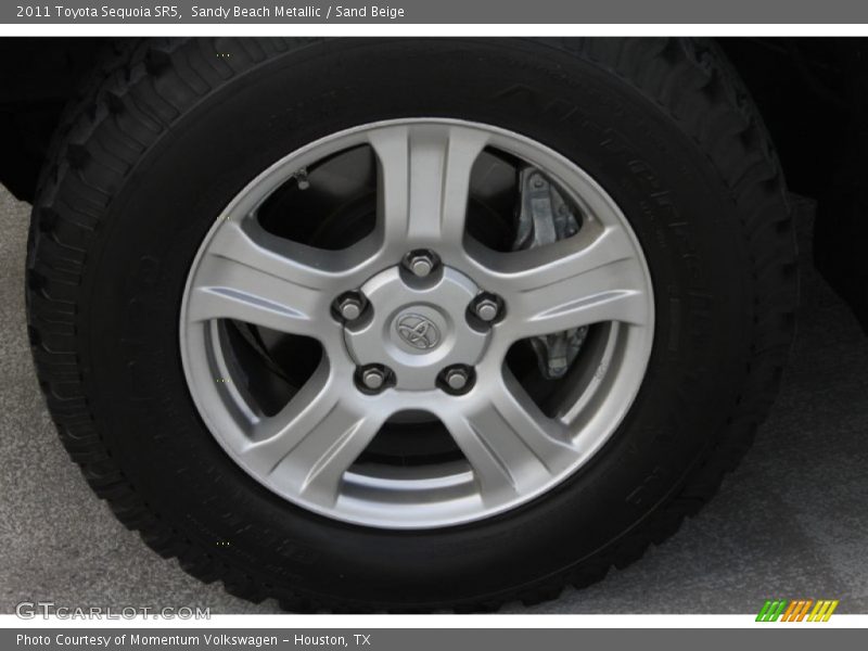 Sandy Beach Metallic / Sand Beige 2011 Toyota Sequoia SR5