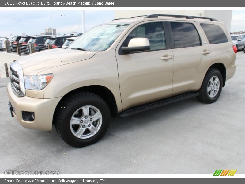 Sandy Beach Metallic / Sand Beige 2011 Toyota Sequoia SR5