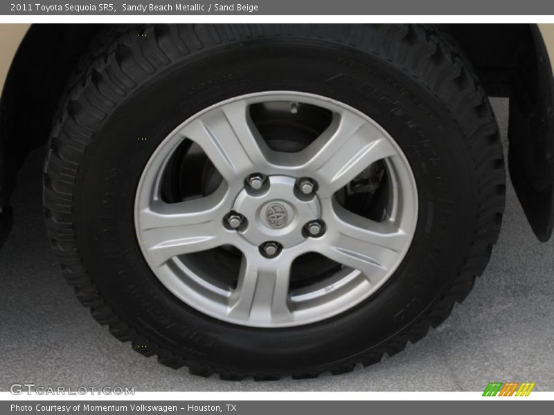 Sandy Beach Metallic / Sand Beige 2011 Toyota Sequoia SR5
