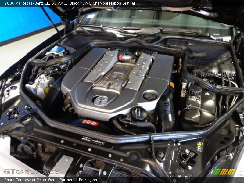 Black / AMG Charcoal Nappa Leather 2006 Mercedes-Benz CLS 55 AMG
