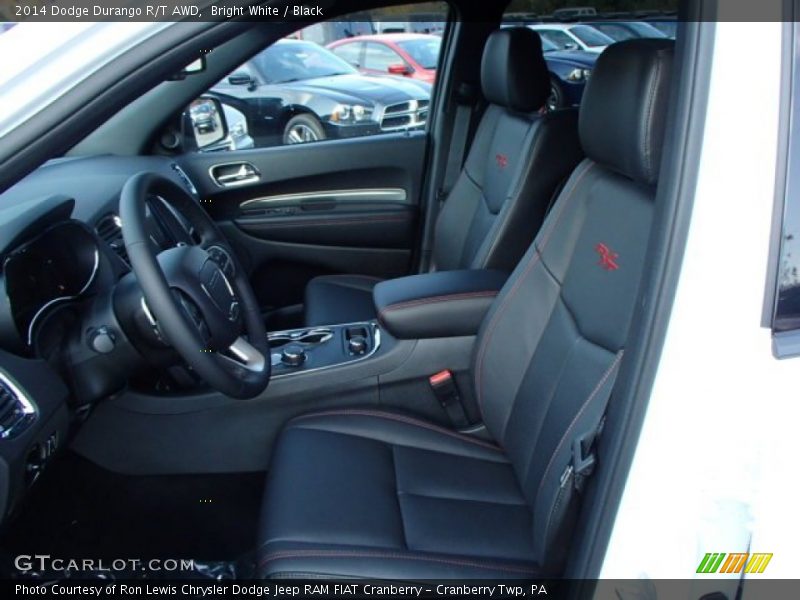 Bright White / Black 2014 Dodge Durango R/T AWD