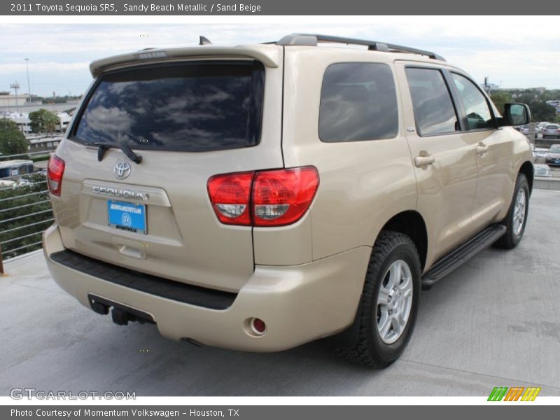 Sandy Beach Metallic / Sand Beige 2011 Toyota Sequoia SR5