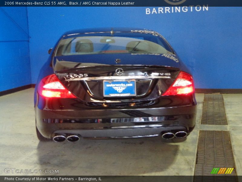 Black / AMG Charcoal Nappa Leather 2006 Mercedes-Benz CLS 55 AMG