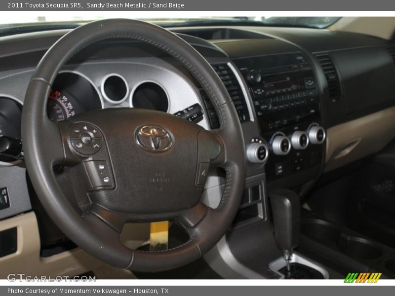 Sandy Beach Metallic / Sand Beige 2011 Toyota Sequoia SR5