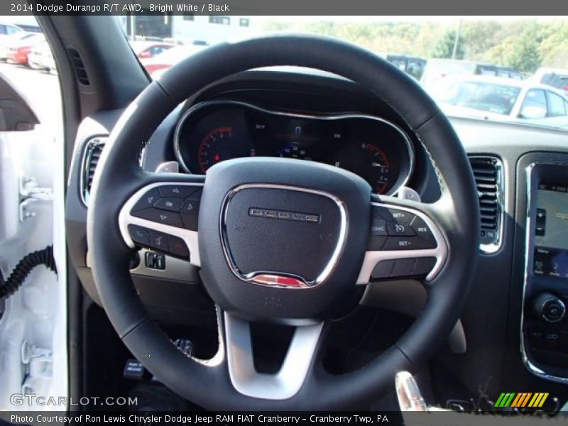 Bright White / Black 2014 Dodge Durango R/T AWD