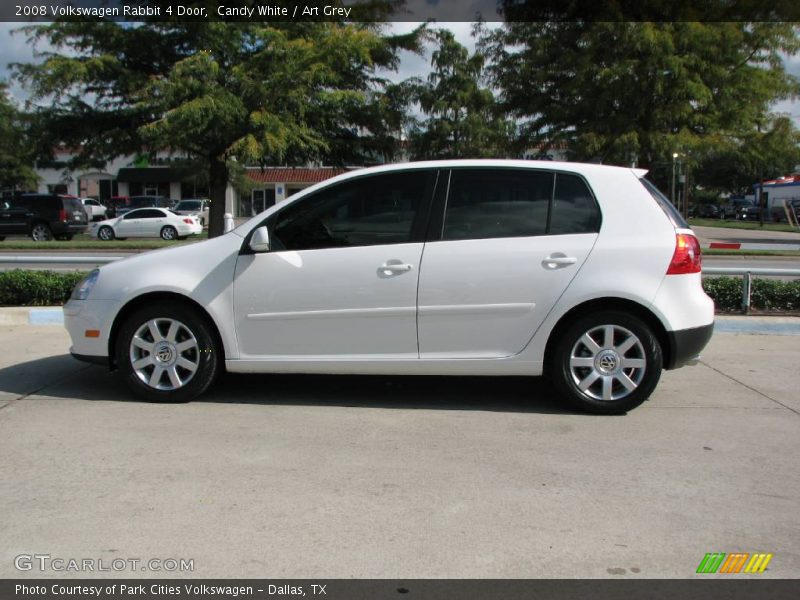 Candy White / Art Grey 2008 Volkswagen Rabbit 4 Door