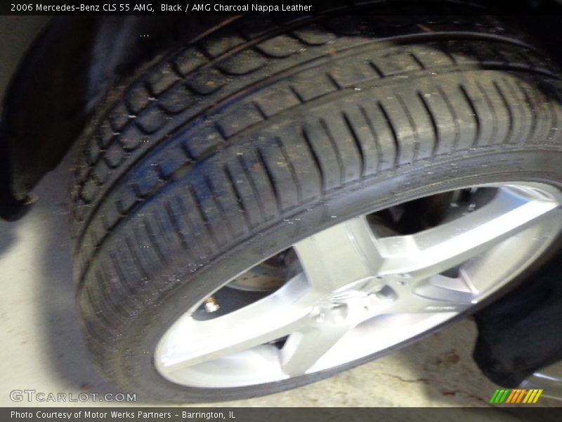Black / AMG Charcoal Nappa Leather 2006 Mercedes-Benz CLS 55 AMG