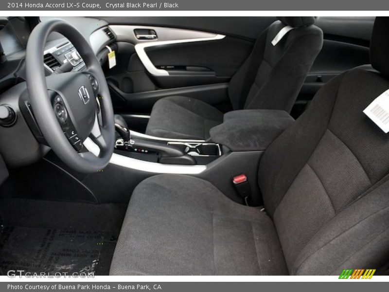 Crystal Black Pearl / Black 2014 Honda Accord LX-S Coupe