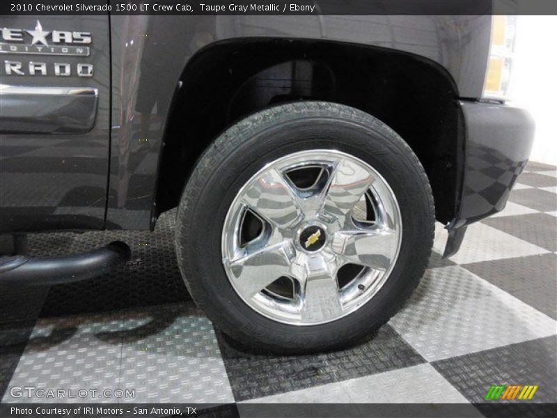 Taupe Gray Metallic / Ebony 2010 Chevrolet Silverado 1500 LT Crew Cab