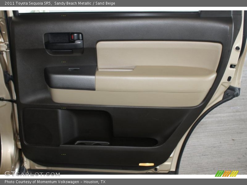 Sandy Beach Metallic / Sand Beige 2011 Toyota Sequoia SR5