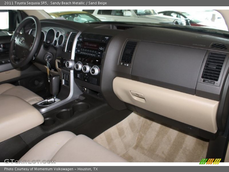 Sandy Beach Metallic / Sand Beige 2011 Toyota Sequoia SR5