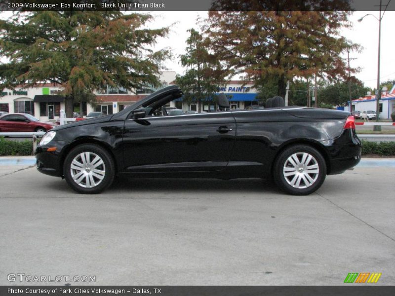 Black Uni / Titan Black 2009 Volkswagen Eos Komfort