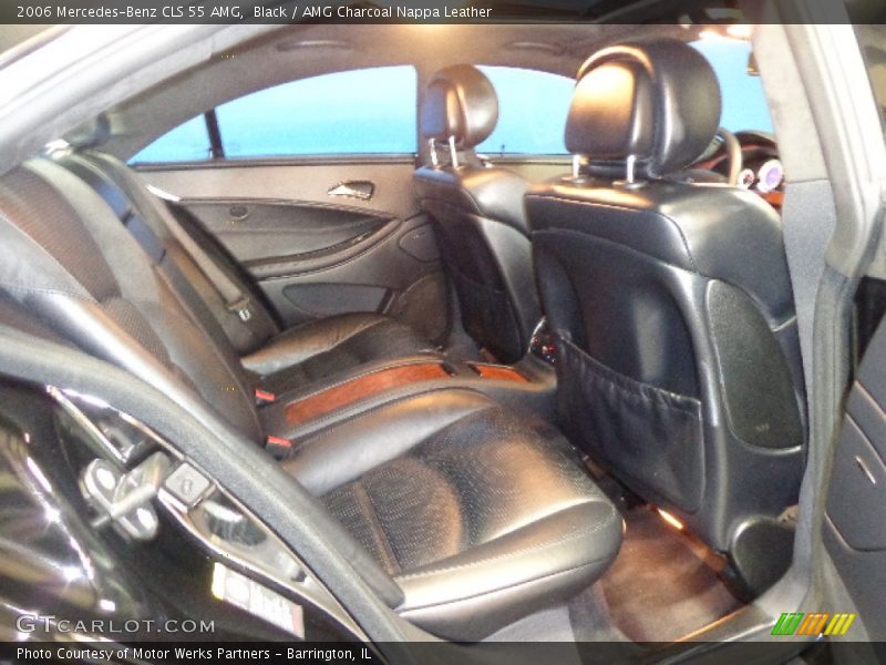 Black / AMG Charcoal Nappa Leather 2006 Mercedes-Benz CLS 55 AMG
