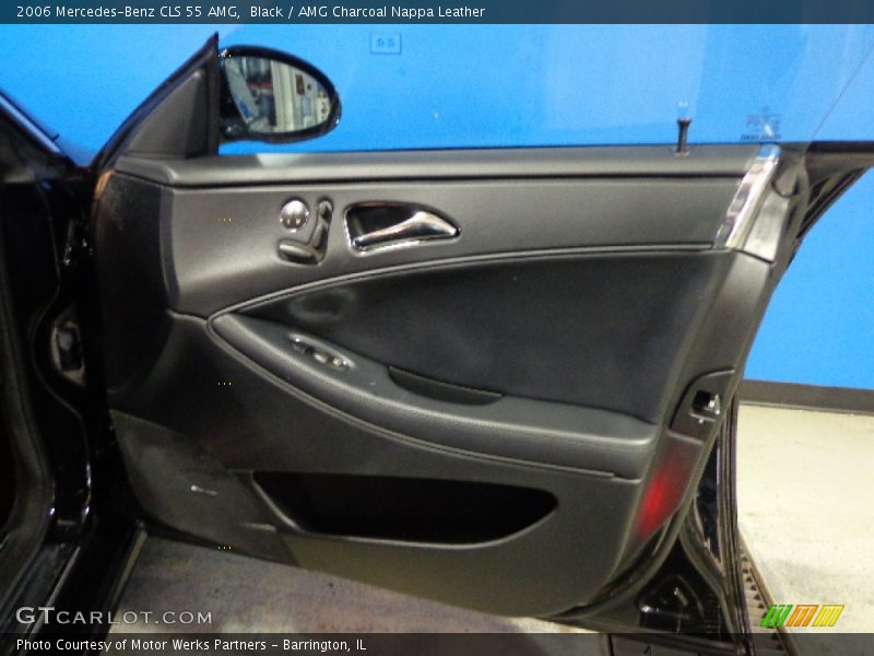 Black / AMG Charcoal Nappa Leather 2006 Mercedes-Benz CLS 55 AMG