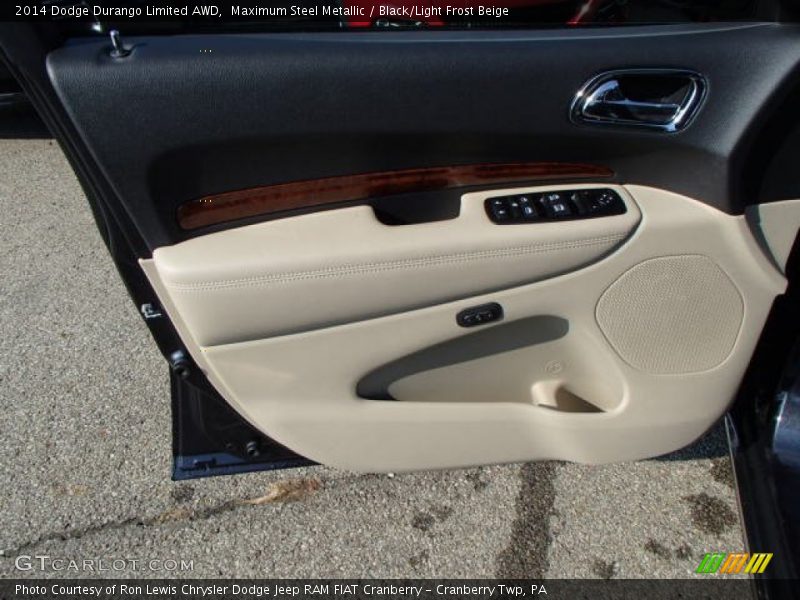 Maximum Steel Metallic / Black/Light Frost Beige 2014 Dodge Durango Limited AWD