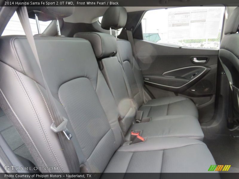 Frost White Pearl / Black 2014 Hyundai Santa Fe Sport 2.0T FWD