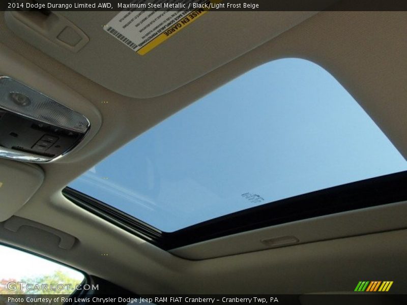 Maximum Steel Metallic / Black/Light Frost Beige 2014 Dodge Durango Limited AWD
