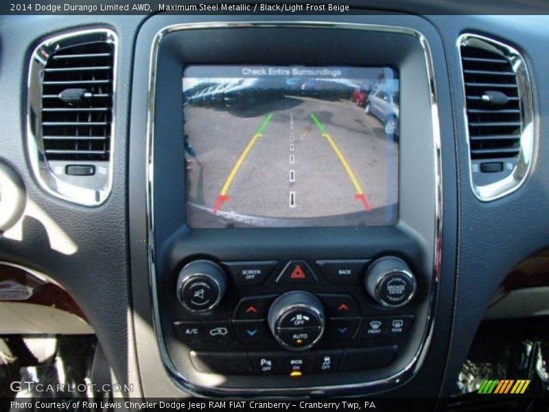 Maximum Steel Metallic / Black/Light Frost Beige 2014 Dodge Durango Limited AWD