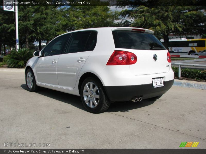 Candy White / Art Grey 2008 Volkswagen Rabbit 4 Door