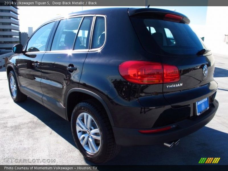 Deep Black Metallic / Black 2014 Volkswagen Tiguan S
