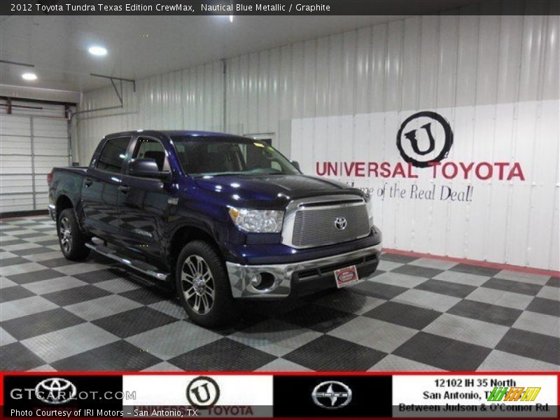 Nautical Blue Metallic / Graphite 2012 Toyota Tundra Texas Edition CrewMax