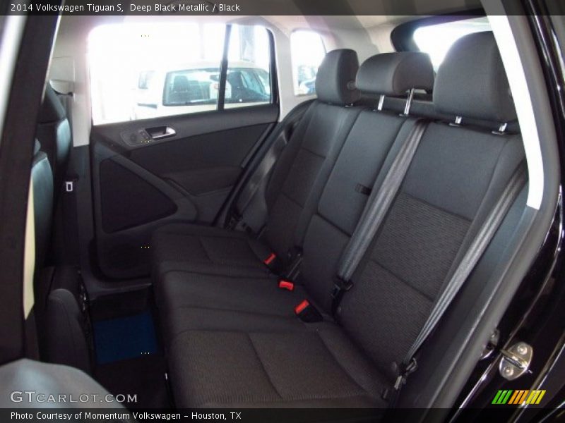Deep Black Metallic / Black 2014 Volkswagen Tiguan S