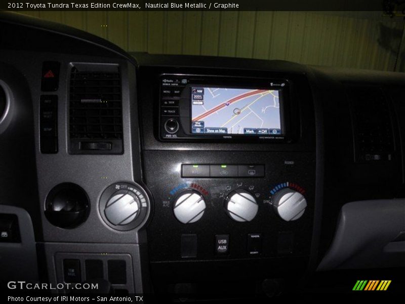 Nautical Blue Metallic / Graphite 2012 Toyota Tundra Texas Edition CrewMax