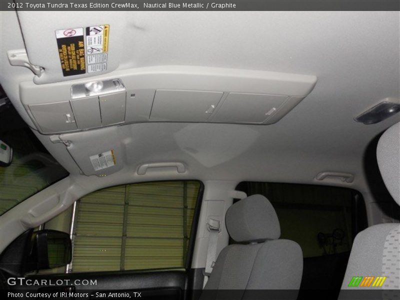 Nautical Blue Metallic / Graphite 2012 Toyota Tundra Texas Edition CrewMax