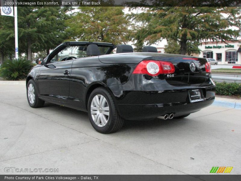 Black Uni / Titan Black 2009 Volkswagen Eos Komfort