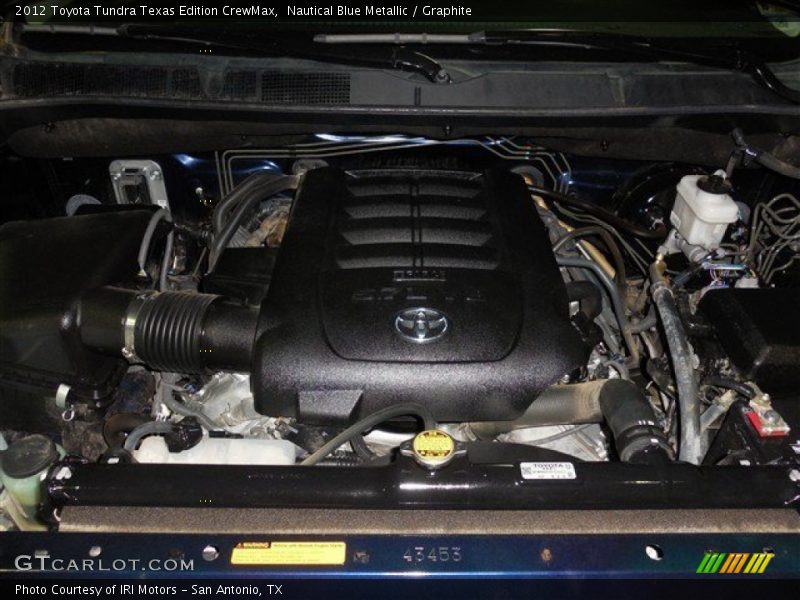 Nautical Blue Metallic / Graphite 2012 Toyota Tundra Texas Edition CrewMax