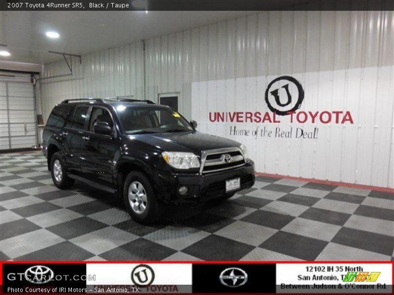 Black / Taupe 2007 Toyota 4Runner SR5