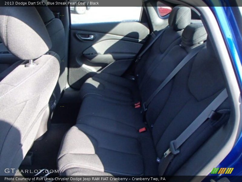 Blue Streak Pearl Coat / Black 2013 Dodge Dart SXT