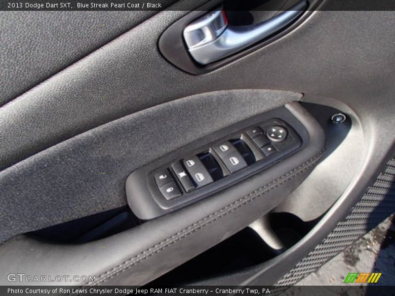 Blue Streak Pearl Coat / Black 2013 Dodge Dart SXT